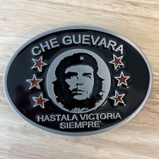 Che Guevara Hastala Victoria Siempre Belt Buckle