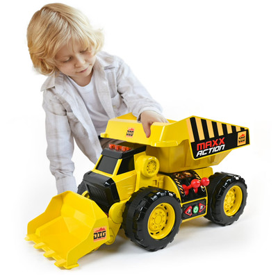Maxx Action Motorized Lights and Sound Maxx Power 2-in-1 Dig Rig , Children 3+