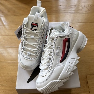 FILA 5FM00079-125 Men's White Low Top Athletic Sneakers Synthetic Leather