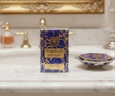 Versailles Deep Blue Eau de Parfum Spray 3.4 FL. Oz. 110ml Regular Size
