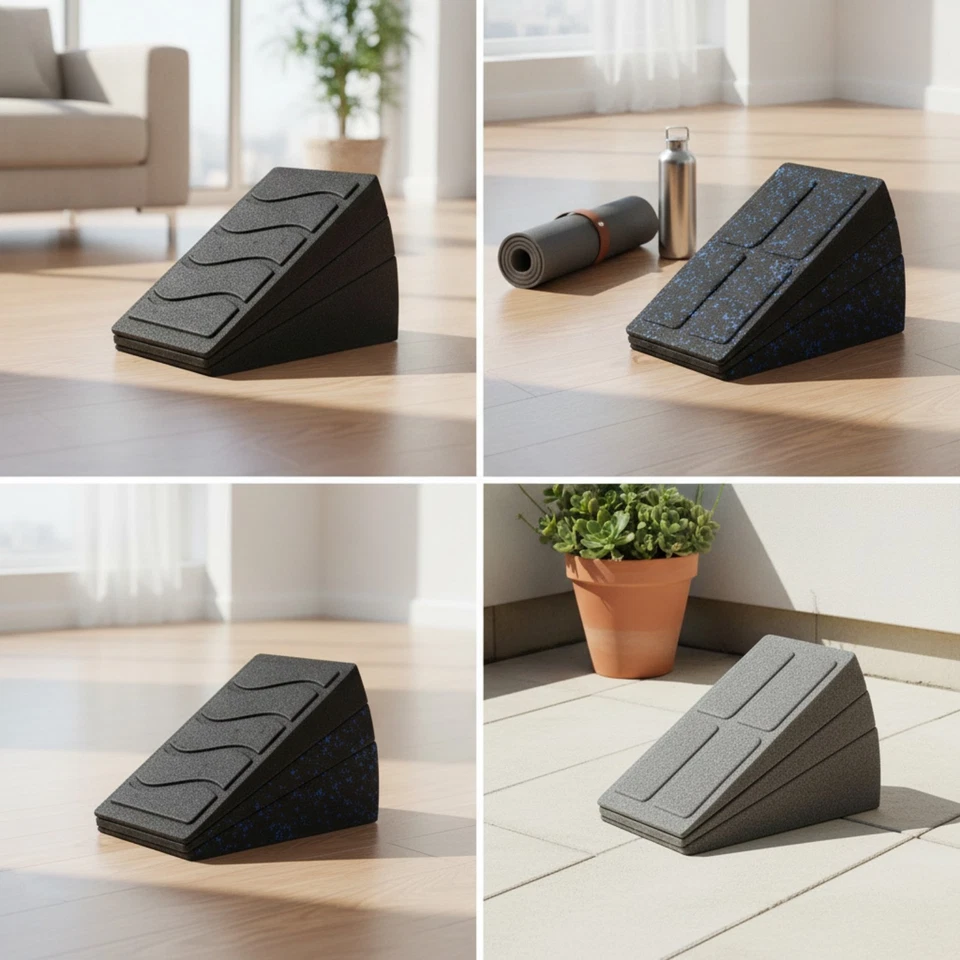 Slant Board with Textured Surface Grippy Squat Wedge Block Inclined for Athletes - Bild 2 von 4