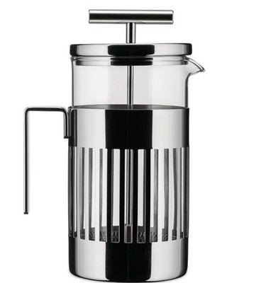 Alessi - 9094 Pressfilter Design Kaffeebereiter French Press Groß 22 cm 8 Tassen
