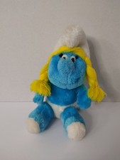 Vintage 1981 Smurfette Smurf Peyo Wallace Berrie Co. Stuffed Plush Toy
