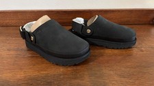 UGG Women's NEW Goldenstar Villa Clog Black Suede US 7
