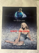 Daryl Hannah/Karl Lagerfeld Sun Moon Stars Fragrance - 1994 9x11 Mag Print Ad!