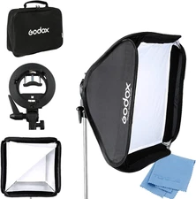 24"X 24" 60Cmx60Cm Foldable Universal Softbox with S Style Speedlite Bracket for