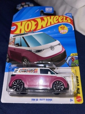 Hot Wheels HW Euro Series Purple VW I.D. Buzz Bomb 4/10  Pink
