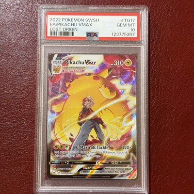 2022 Pokemon Pikachu VMAX - Lost Origin - TG17/TG30 - PSA 10 Gem