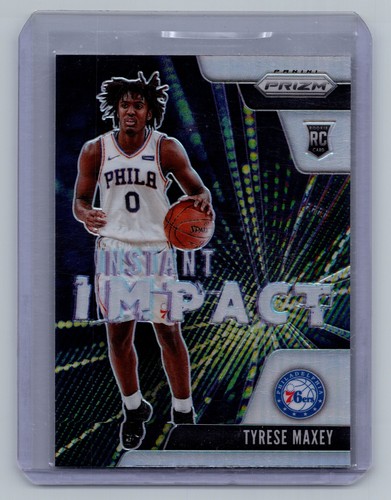 Tyrese Maxey #16 2020 Panini Prizm Instant Impact card