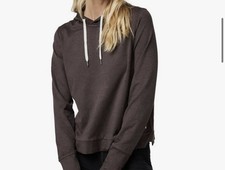Vuori Halo Essential Hoodie Brown Heather Women  s Size Large VW226 - EUC