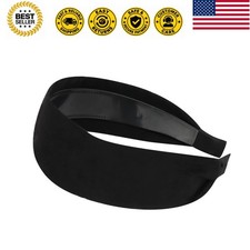 Black Wide Headband for Women, Thick Headband for Large Head, Hair Bands for ...