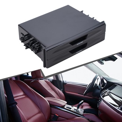 Two Layer Cup Holders Storage Box Plastic Black Pocket Drink Replacement Parts