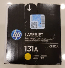 Genuine HP 131A CF212A Yellow Toner Cartridge New in Sealed Box
