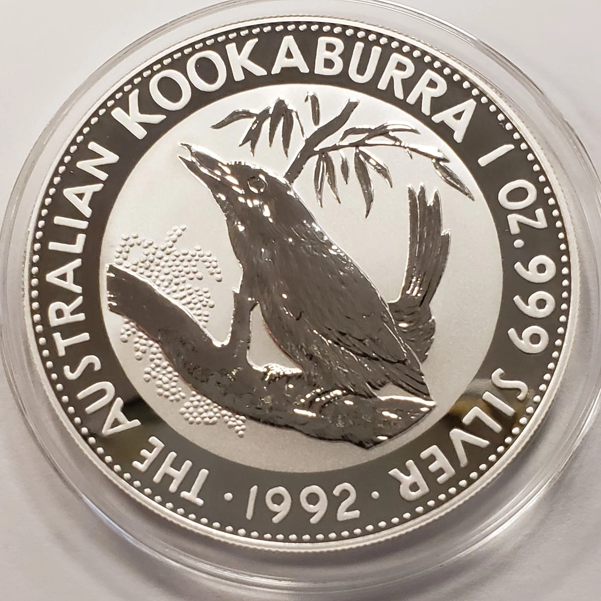 Australian Kookaburra Uncertified 1992 Silver Bullion Coins for