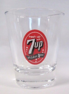7up Oval 1½ Shot Glass