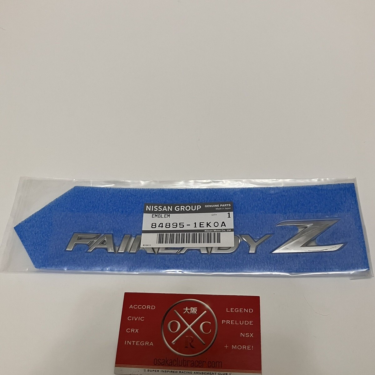 Genuine OEM Z34 Nissan Fairlady Z JDM Rear Emblem Trunk Badge 2009
