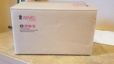 Revel C263 6 In Ceiling Speaker Pair Ebay