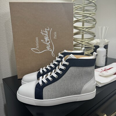 Christian Louboutin Louis Orlato High-Top White/Navy