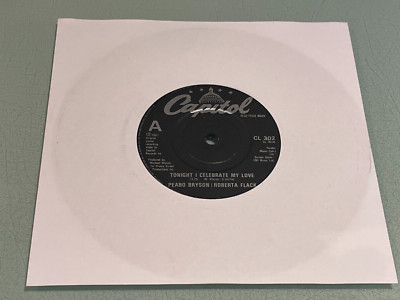 Peabo Bryson & Roberta Flack - Tonight I Celebrate My Love - Vinyl 7'' Single