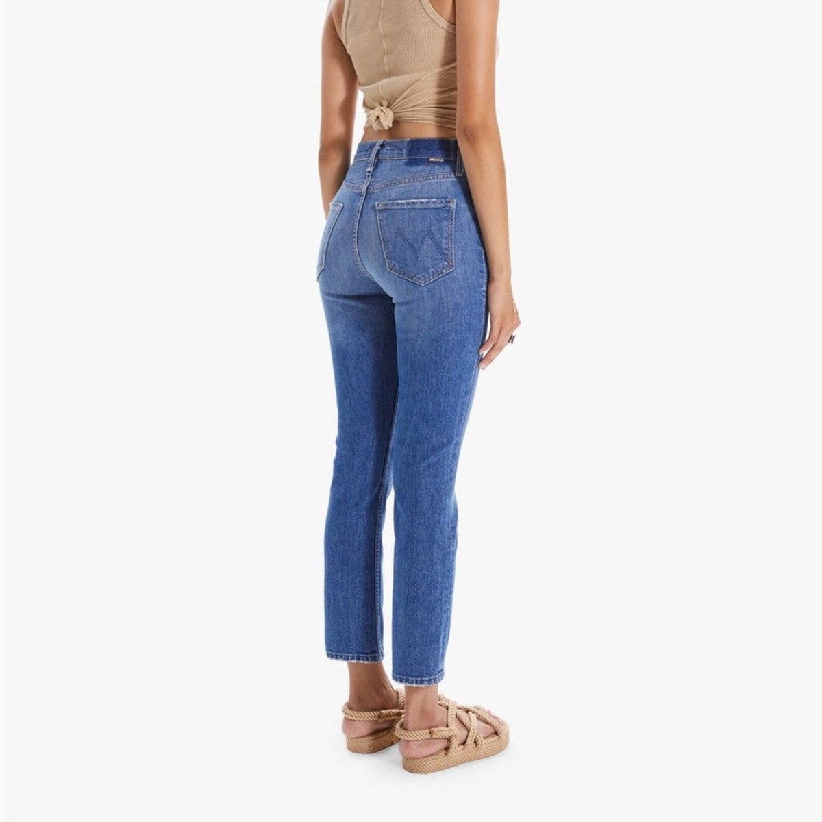 パンツ MOTHER SUPERIOR THE CURBSIDE ANKLE 27 MOTHER Mother Superior The Trickster Ankle Jeans | Shopbop