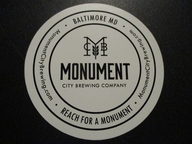 MONUMENT CITY BREWING Baltimore Maryland 51 Rye STICKER decal craft beer brewery MONUMENT CITY BREWING Baltimore Maryland 51 Rye STICKER decal craft beer brewery
