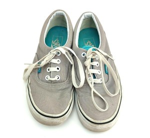 grey turquoise vans