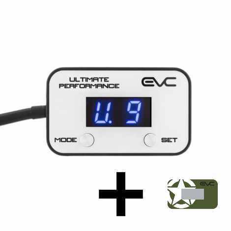ULTIMATE9 EVC THROTTLE CONTROLLER FOR JEEP CHEROKEE KL 2014 ON EVC309L-ARM - Picture 1 of 1