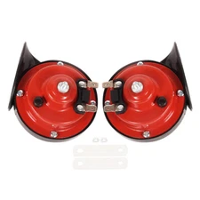 2X 12V 300DB Super Loud Train Air Horn Waterproof Motorcycle Car Truck SUV Boat