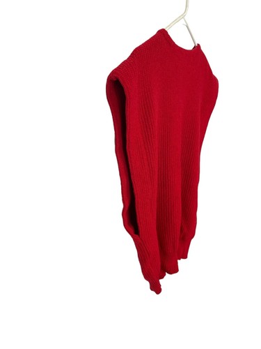 Diane Von Furstenburg Pullover Weste Gr. Large Rot Lagenlook Urlaub Italy - Bild 8 von 10