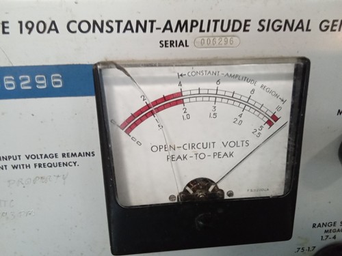 Tektronix Tipo 190A Generatore di segnali ad ampiezza costante + SONDA - Foto 10 di 20