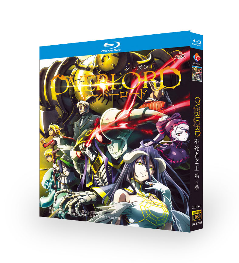 2022 Japanese Anime OVERLORD IV Blu-ray English Subtitle All Region Boxed