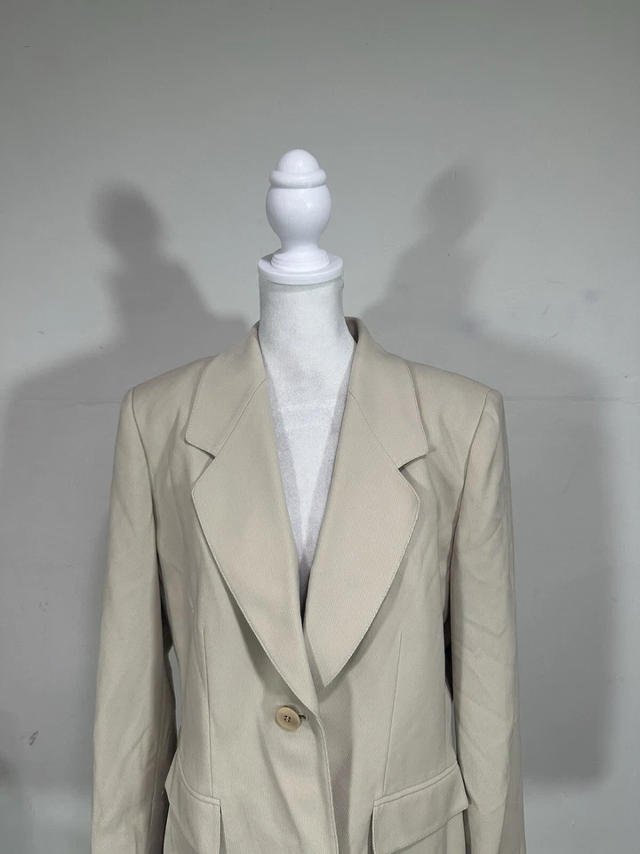 Chaqueta Le Suite Mujer Beige Manga Larga Mujer Talla 14P Foto 2 de 4