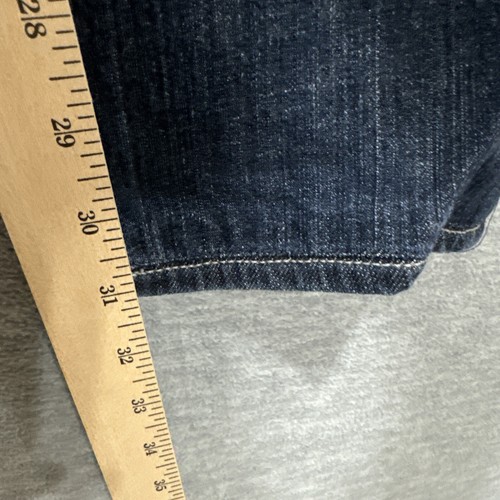 AG Adriano Goldschmied Divine Womens Jeans Size 31R Blue Dark Wash Straight Leg - Picture 10 of 14