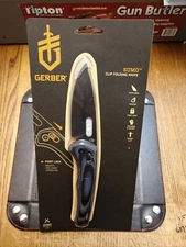 Gerber Sumo Folding Knife 7CR17MOV SS Blade Layered G-10 Handle Axis Pivot Lock 