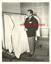 Vintage Gilbert ADRIAN FASHION DESIGNER '52 MGM BACKLOT DBW Publicity Portrait