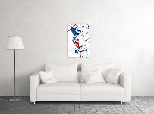 Affiche murale d'intérieur Ronald Acuna Jr Atlanta Braves Art - AFFICHE 20x30 - Photo 3 sur 4