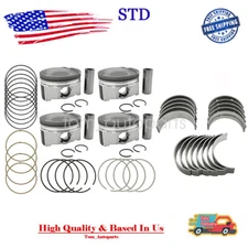 STD Pistons Main Rod Bearings Fits 07-13 Toyota Camry RAV4 Scion tC Lexus 2AZFE