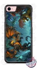 Funda protectora personalizada para teléfono Fire Breathing Dragon Beast para iPhone Samsung etc.