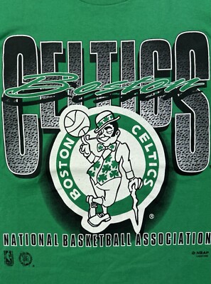 Vintage 1990s Boston Celtics Single Stitch T Shirt NBA Basketball