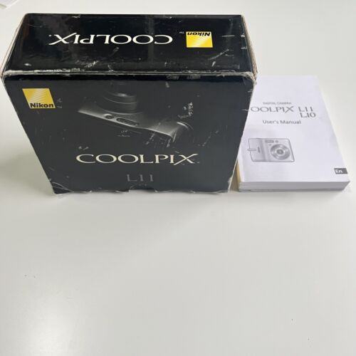 Empty Box With Manuals for Nikon Coolpix L11 Box Only Digital pictures Cameras