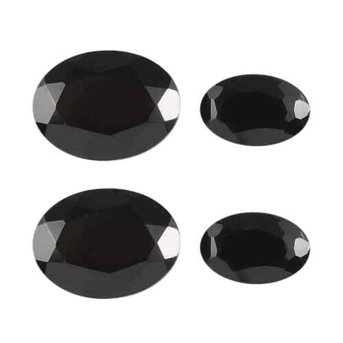 AA Black Spinel Set of 4 (Oval Mix Mix) 3.93 ctw