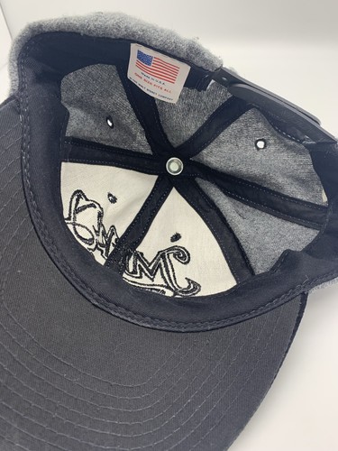 Cappello snapback vintage Disney Topolino scritta logo grigio nero berretto made in USA - Foto 6 di 8