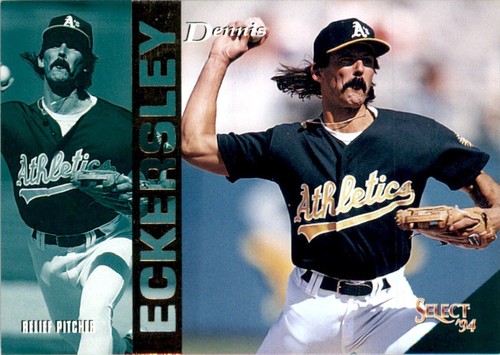 1994 Select #245 Dennis Eckersley - Picture 3 of 4