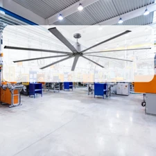 *No Controller* Ventamatic ICF96 Big Air 46" Industrial Ceiling Fan, 9 Blades