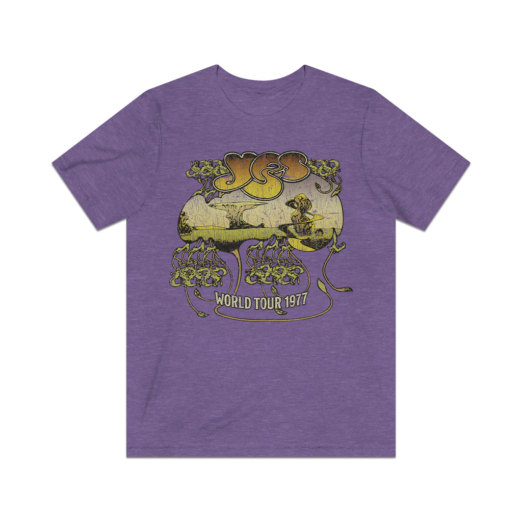【希少】YES　ワールドツアー ヴィンテージ Tシャツ Yes World Tour 1977 Vintage Men's T-Shirt | eBay