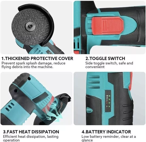MINI FLEX SMERIGLIATRICE A 2 BATTERIA LITIO 12V 76MM 19500RPM + VALIGETTA - Foto 6 di 7