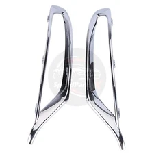 Bumper Trim Set For 2015-2022 Chrysler 300 Front Outer Center Applique Chrome