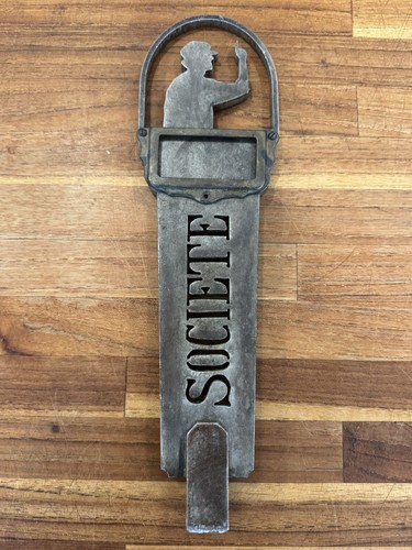 SOCIETE BREWING BEER TAP HANDLE RARE SAN DIEGO - All Metal