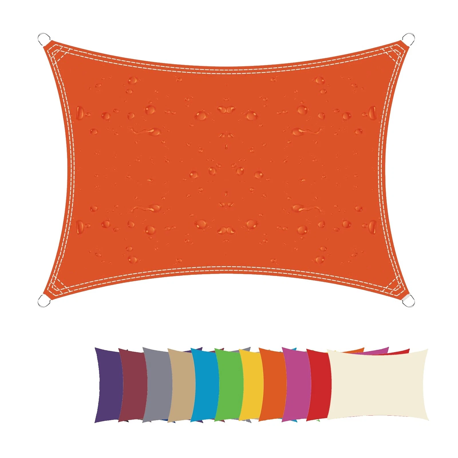 Rectángulo Heavy Duty Garden & Patio Shade Sails