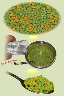 Birdsandmore Extro grün-gelb 4kg Perle Vögel Aufzuchtfutter Eifutter Vogelfutter